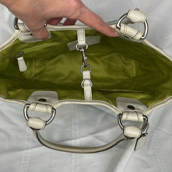 SOLD Coach Bleeker Signature Flower Floral Daisy Bag Tote Shopper Tan F14724 - Picture 15 of 17